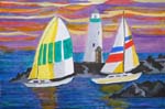 LighthouseWith2Sailboats
